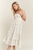 Floral Sweetheart Neck Cami Sun Dress