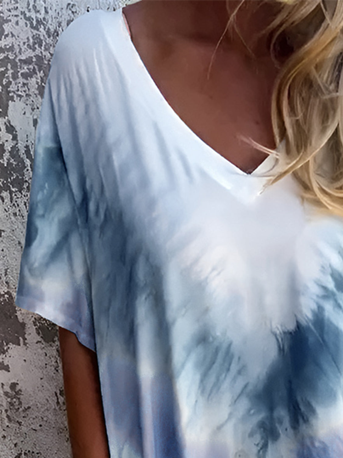 Beachy Tie-Dye Short Sleeve Maxi Dress