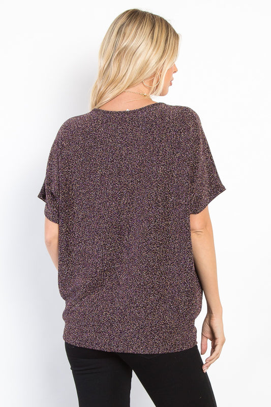 Full Size Cinched Knit Top