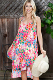 Floral Spaghetti Strap Summer Cami Dress