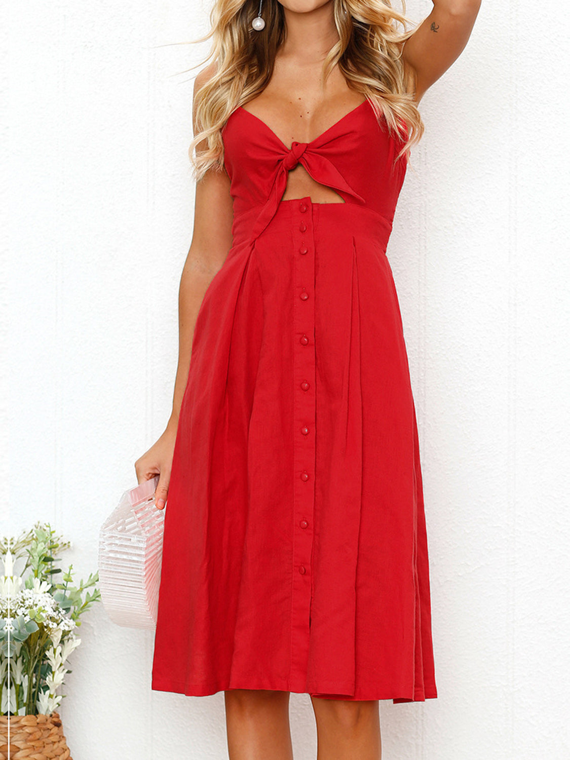 Sweetheart Neck Cami Resort Dress