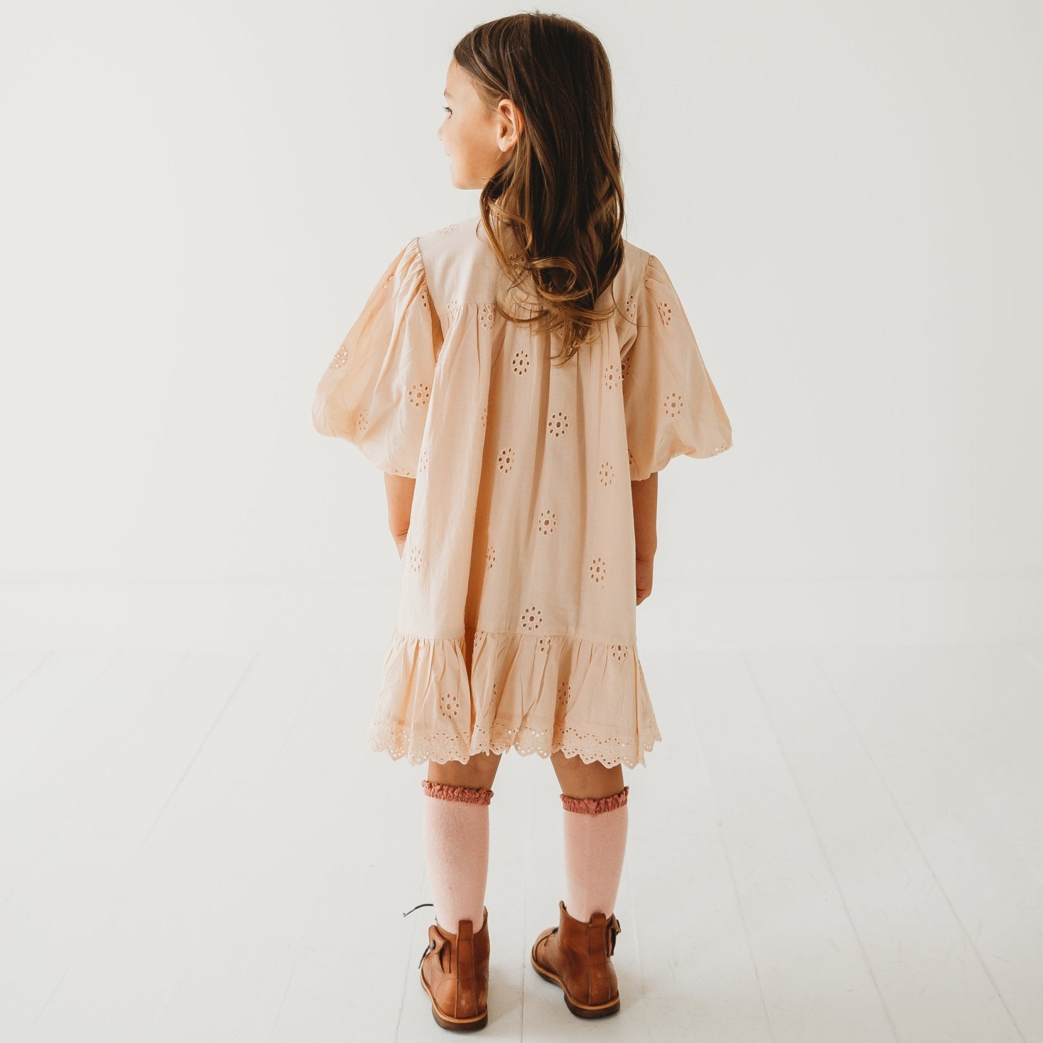 Embroidered Schiffli Girls