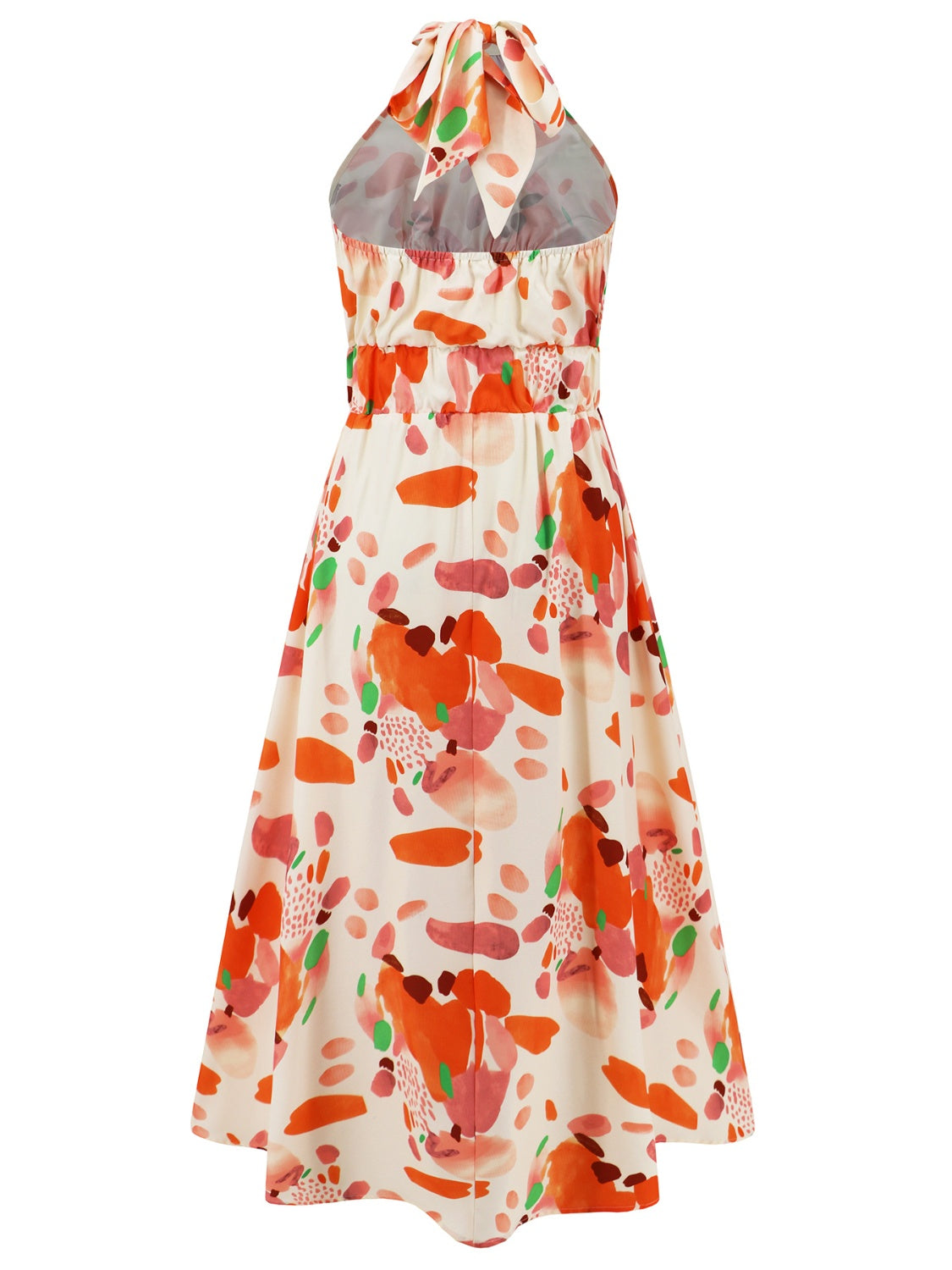 Floral Sleeveless Midi Summer Dress