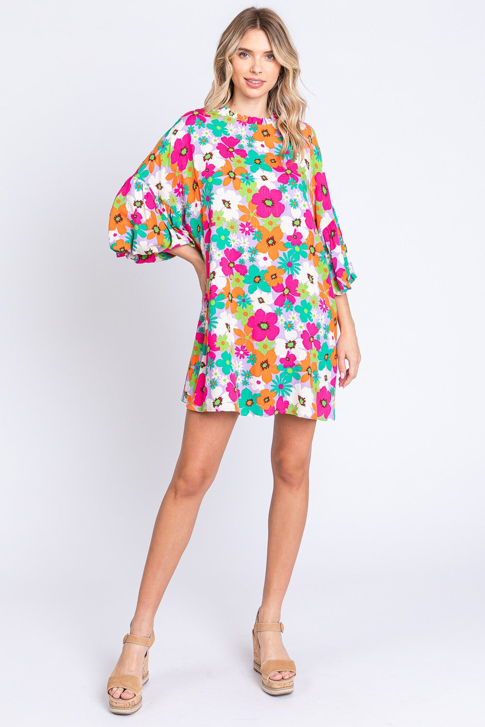 Retro Summer Mini Dress