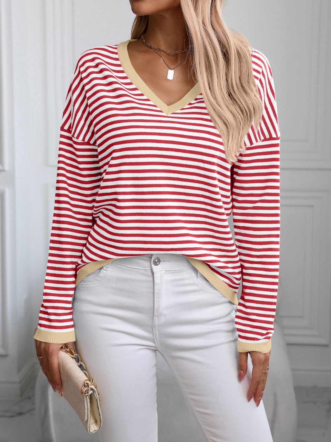 Long Sleeve Knit Top