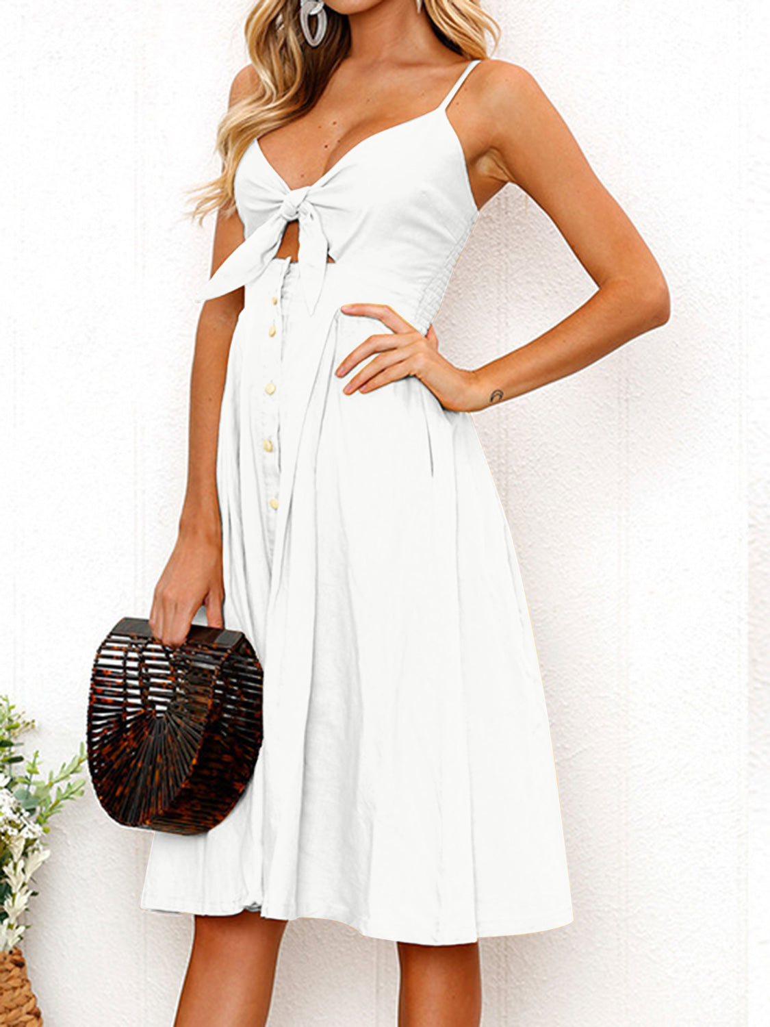 Sweetheart Neck Cami Resort Dress