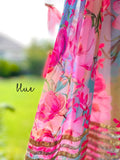 Floral burst maxi dress