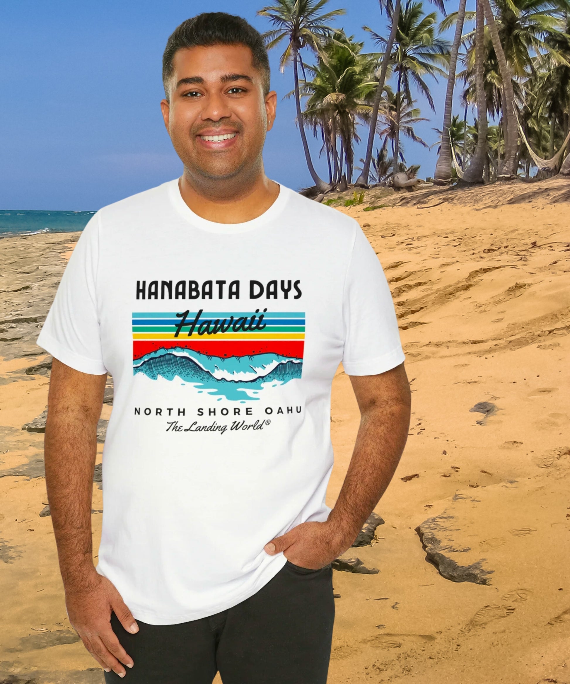 Skabelse bandage bånd Hanabata Days Shirt, Hawaii North Shore Shirt, Unisex Hanabata Days T- –  The Landing World