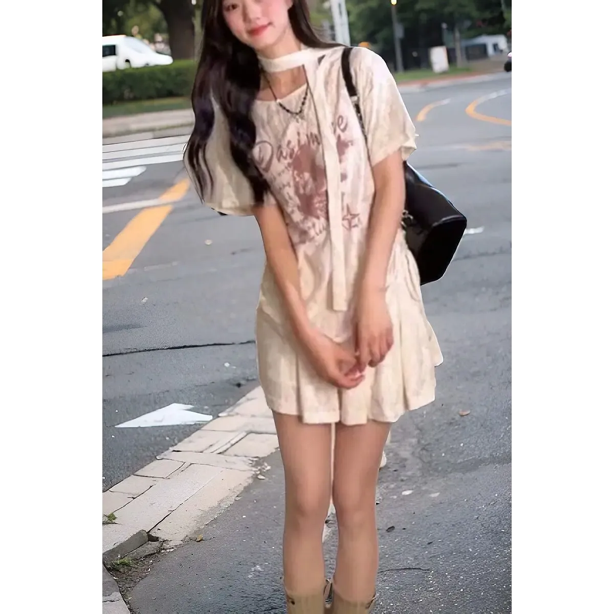 Harajuku Drift Letter T-shirt