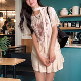 Harajuku Drift Letter T-shirt