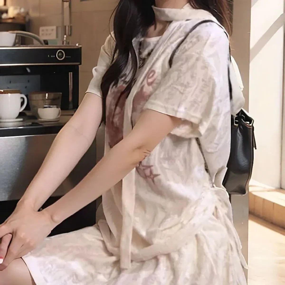 Harajuku Drift Letter T-shirt