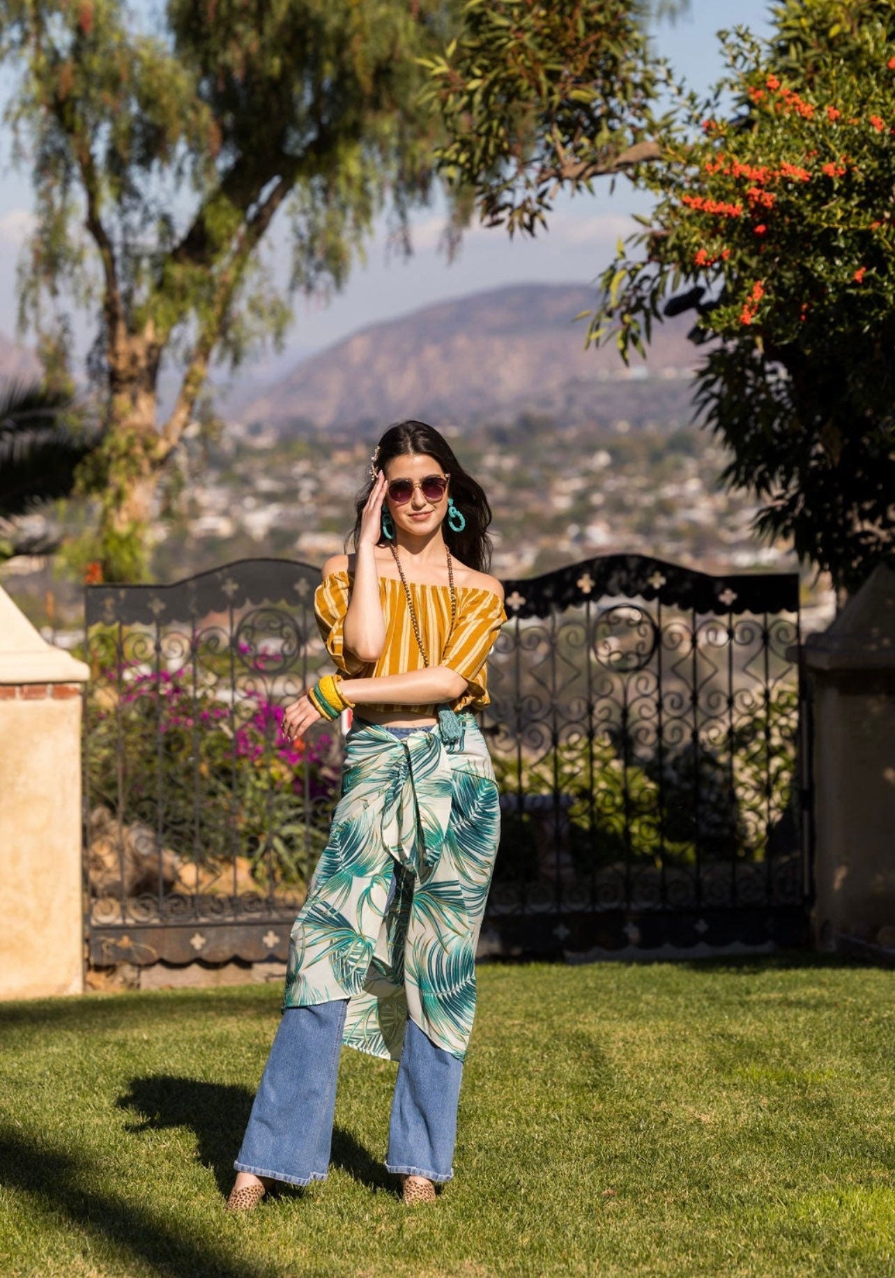 Maui Resort Sarong Scarf Artisan Designer