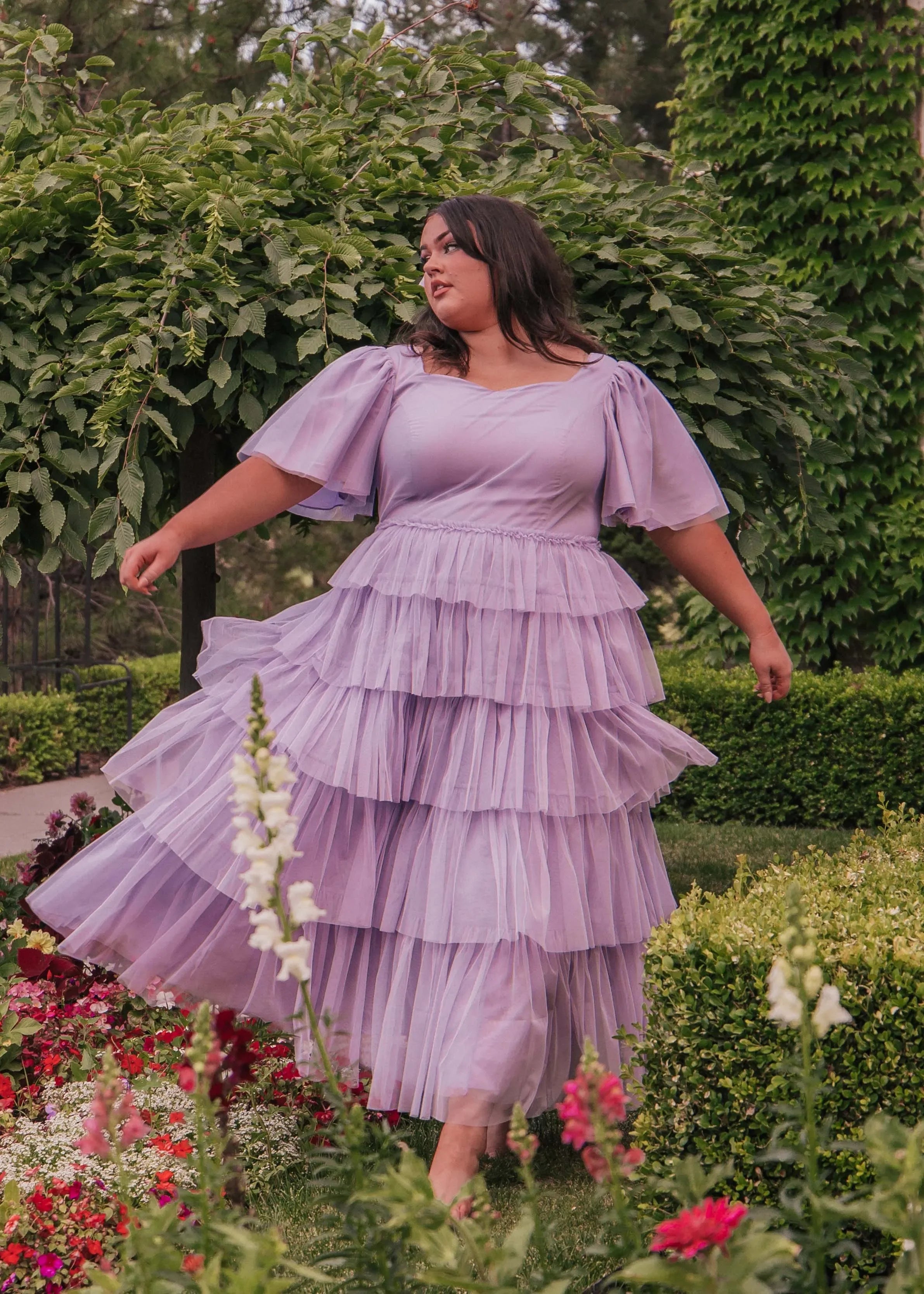 Allegro Maxi Dress Lavender Plus Size
