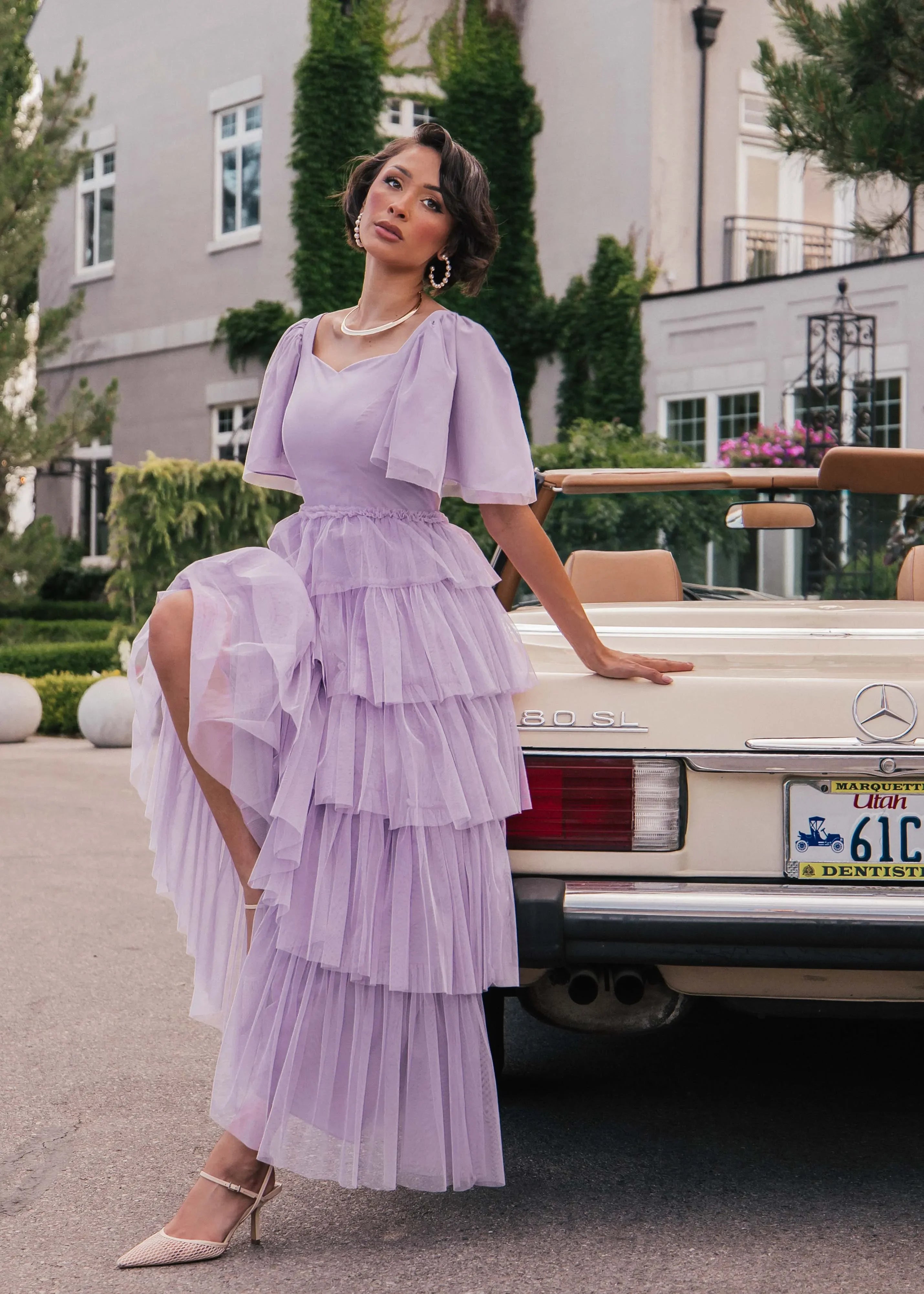 Allegro Maxi Dress Lavender Plus Size