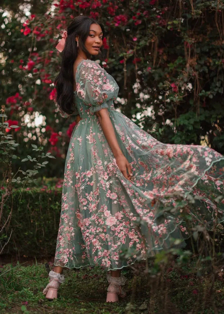 Blushing Meadow Summer Maxi Dress up to 6X