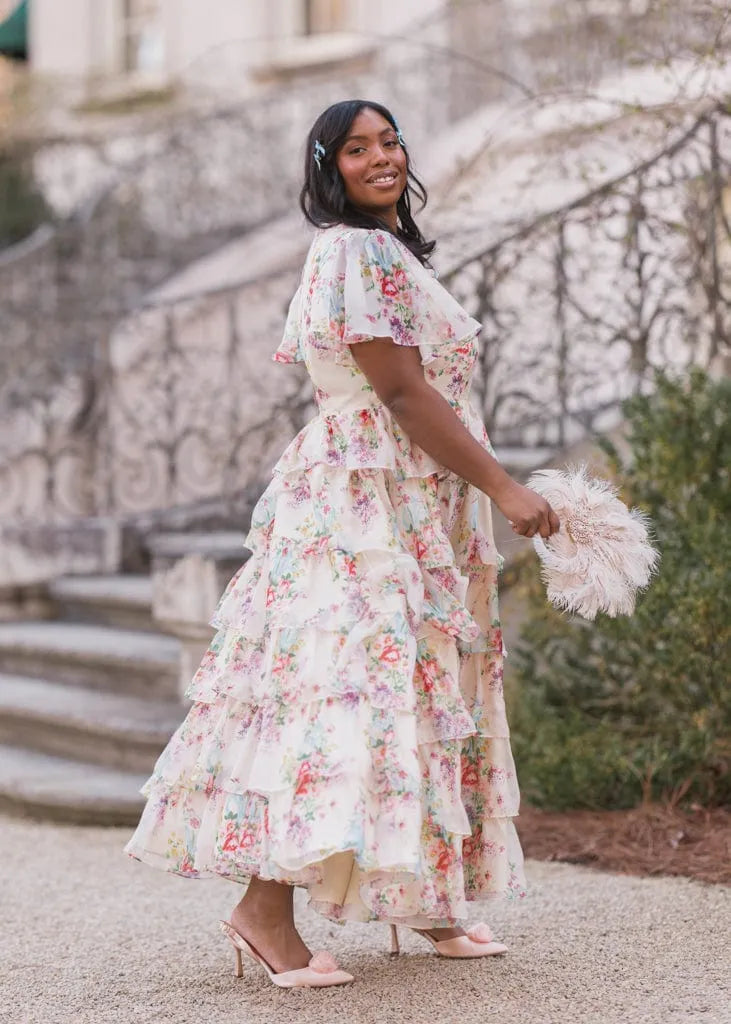 Clarabelle Summer Maxi Dress Bridal Party up to 6X Plus Size