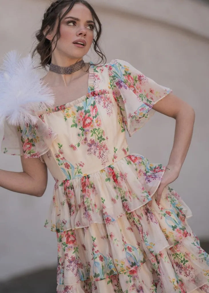 Clarabelle Summer Maxi Dress Bridal Party up to 6X Plus Size