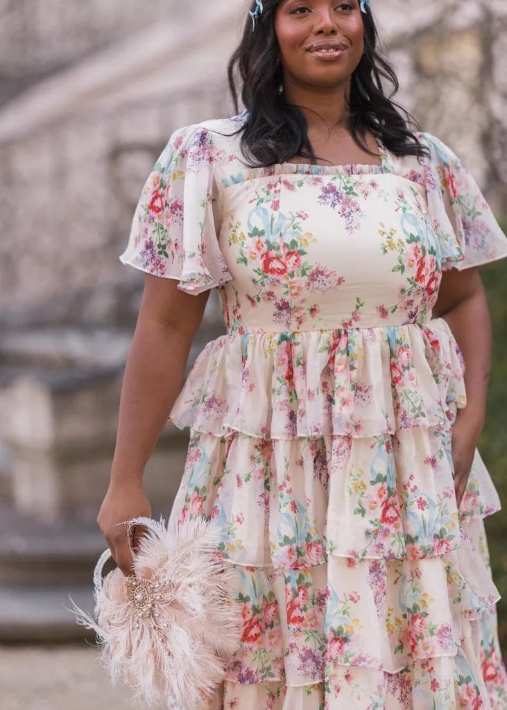 Clarabelle Summer Maxi Dress Bridal Party up to 6X Plus Size