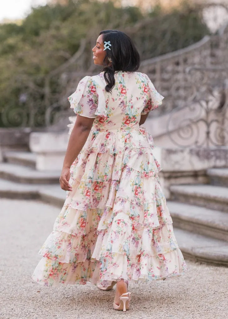 Clarabelle Summer Maxi Dress Bridal Party up to 6X Plus Size