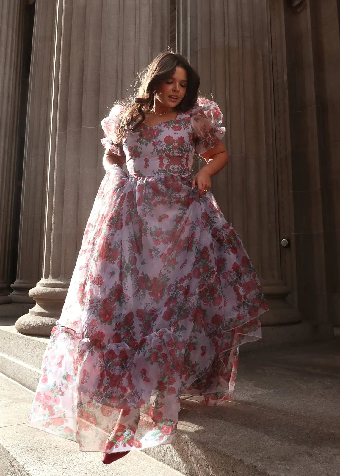 Cordelia Romantic Maxi Dress Plus Sizes