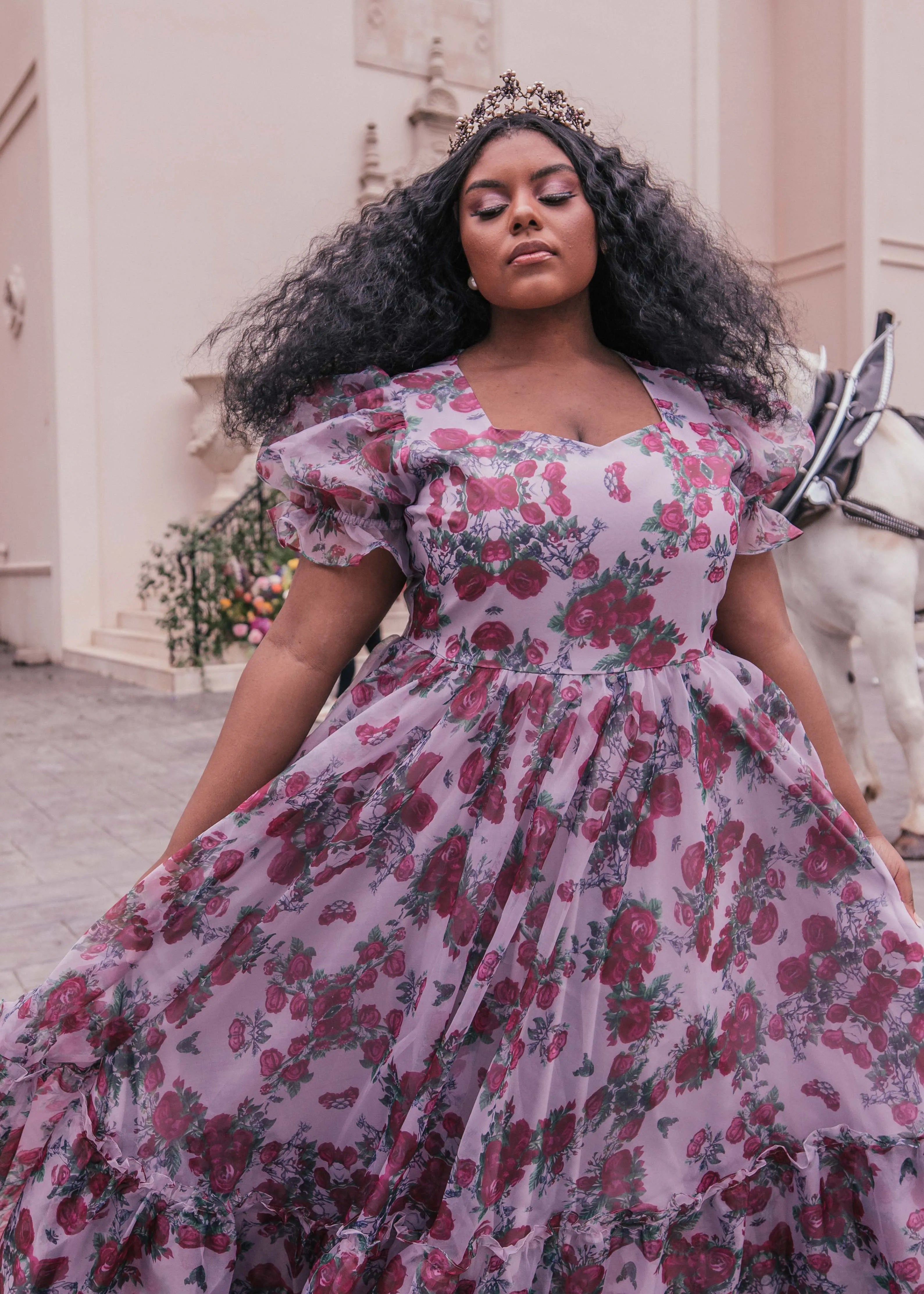 Cordelia Romantic Maxi Dress Plus Sizes