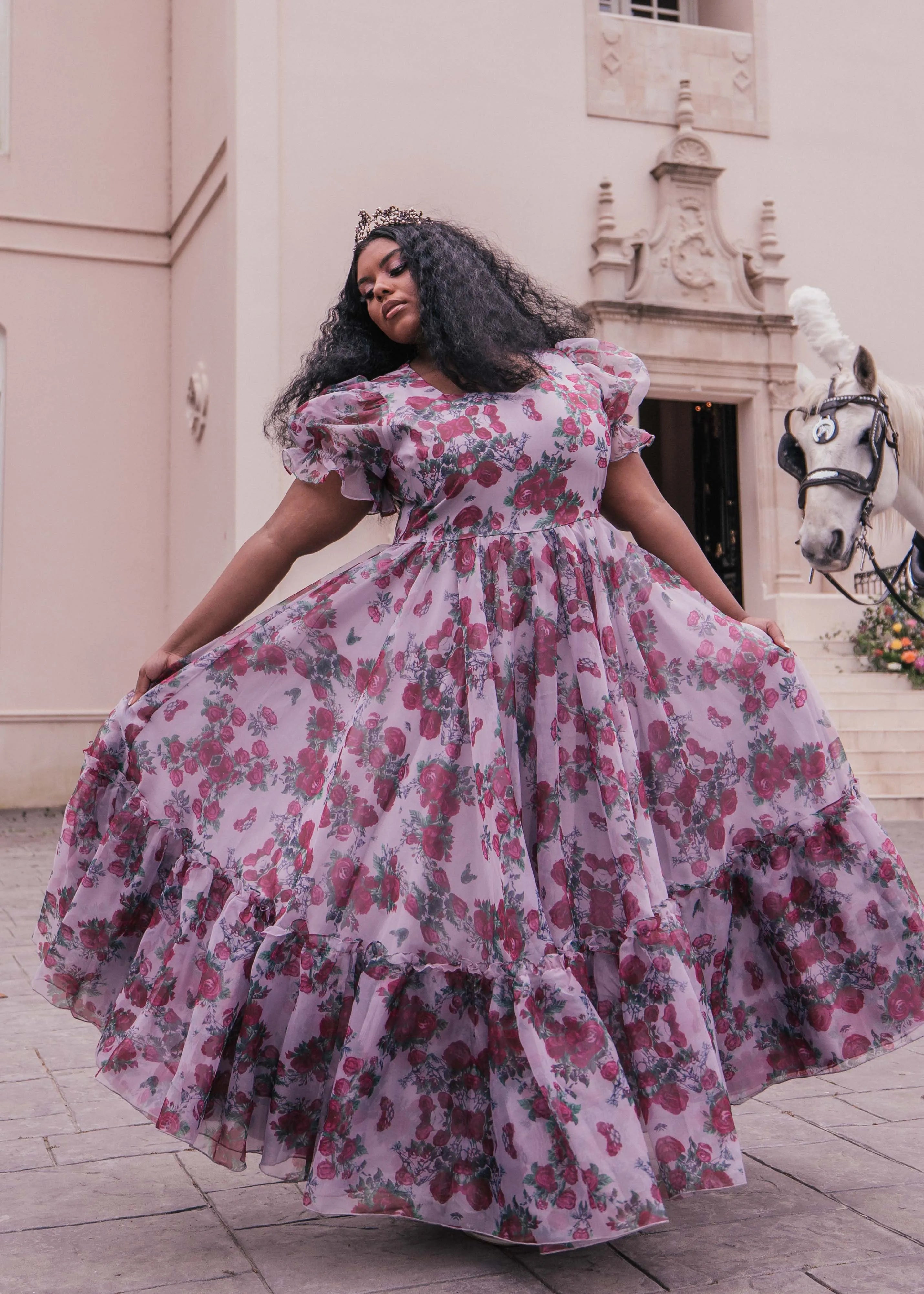 Cordelia Romantic Maxi Dress Plus Sizes