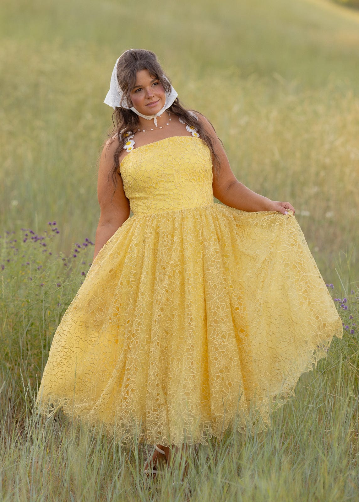 Daisy Days Yellow Party Dress