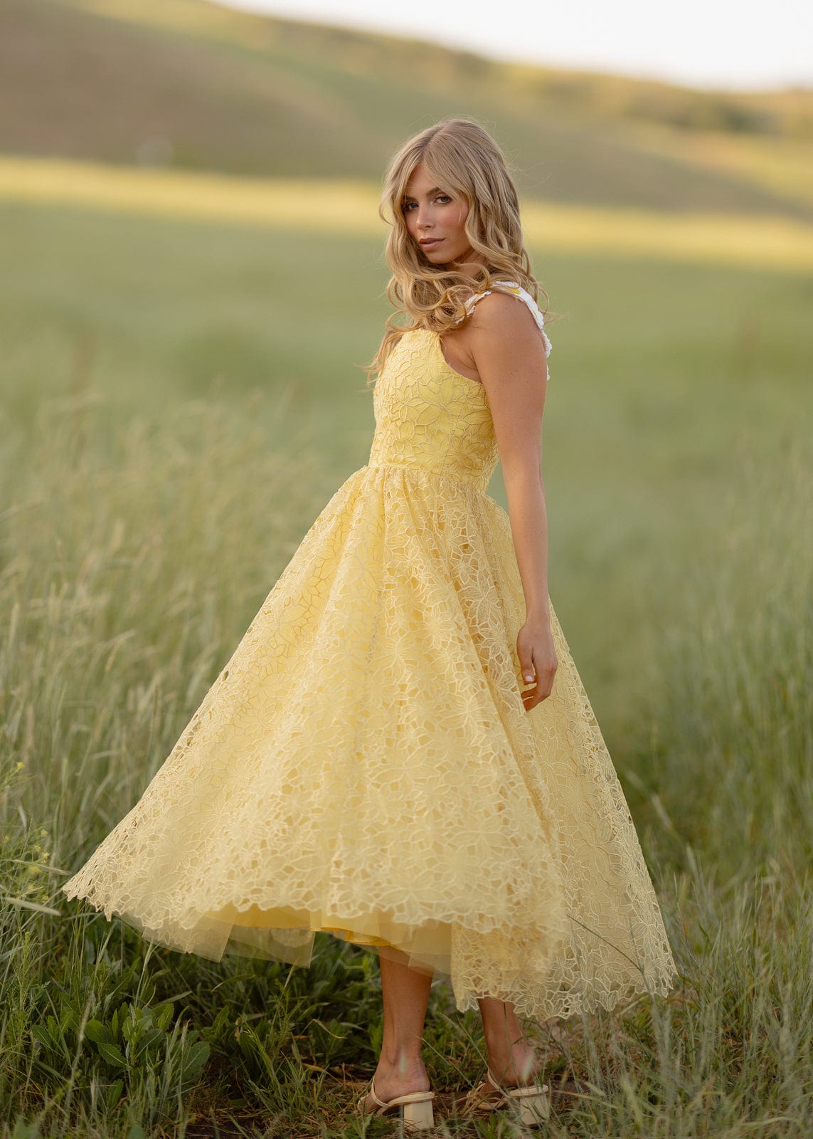 Daisy Days Yellow Party Dress