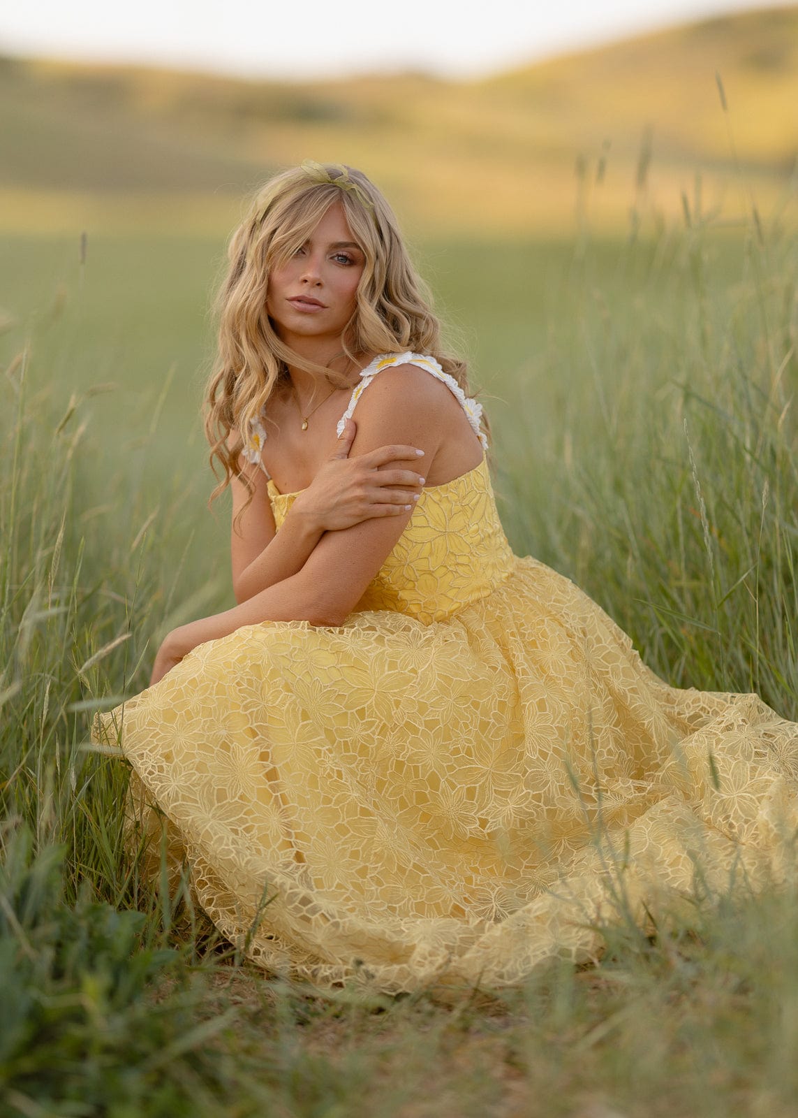 Daisy Days Yellow Party Dress