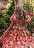 English Garden Summer Midi Dress