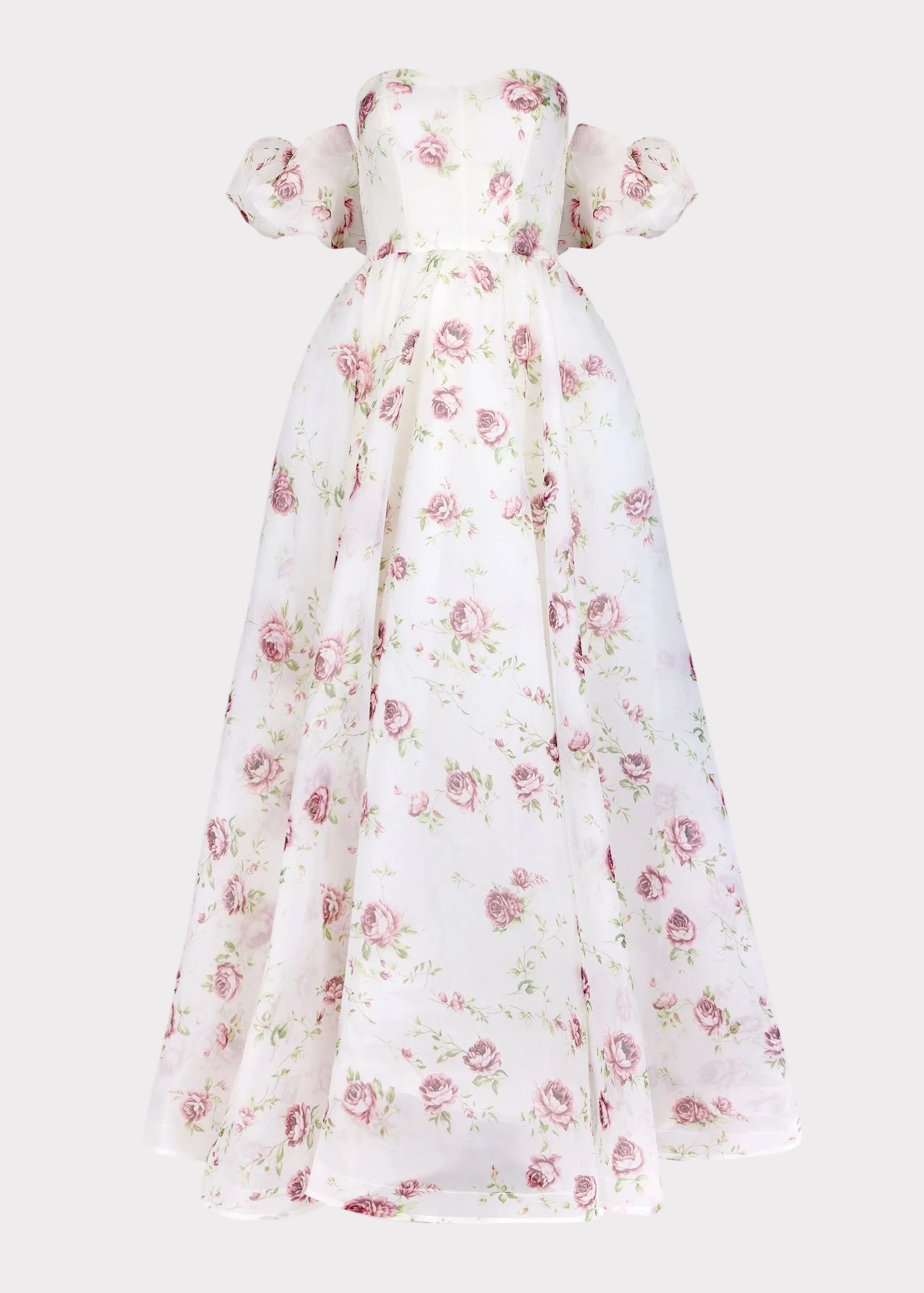 Evangeline Summer Garden Wedding Party Maxi Dress