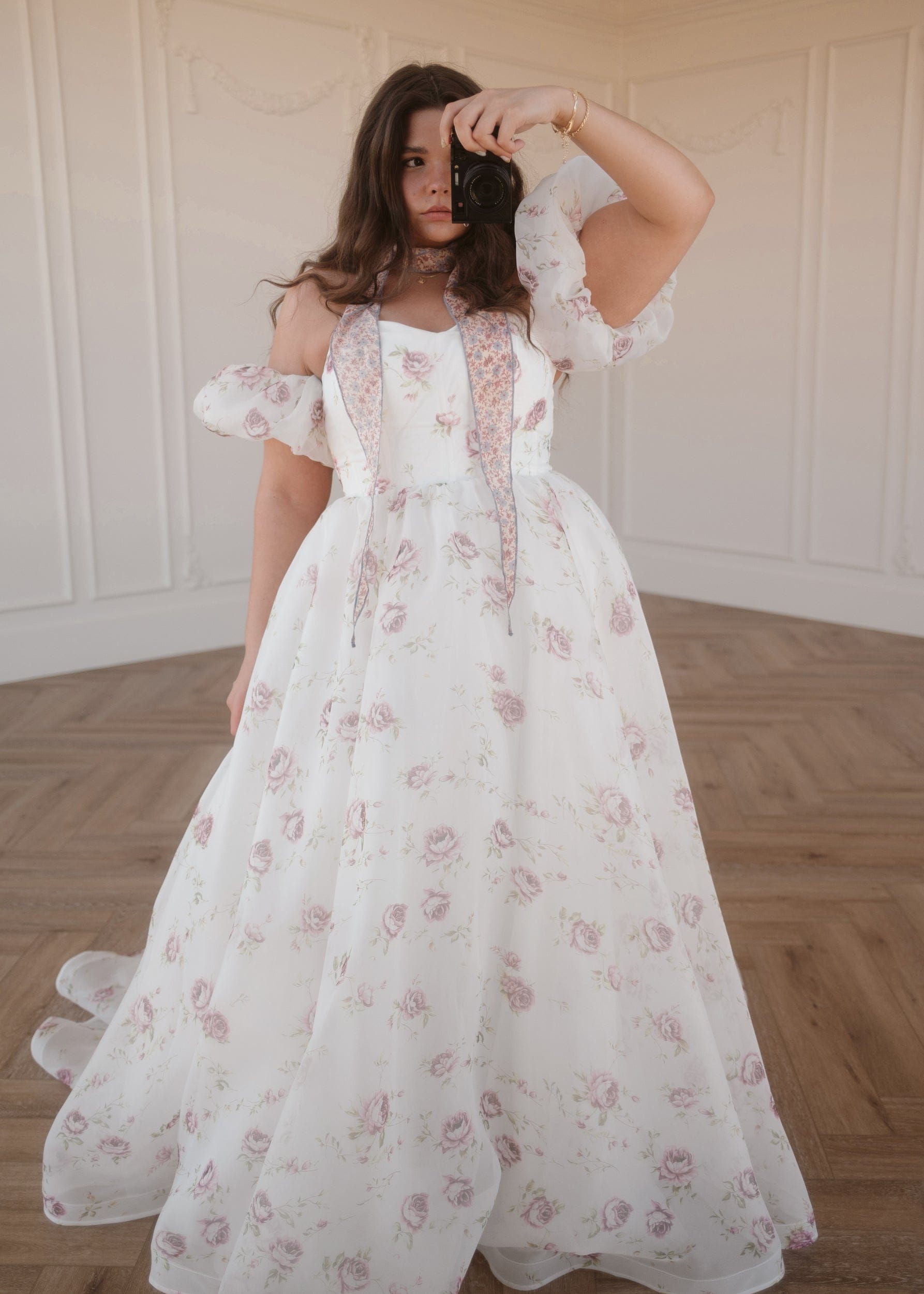 Evangeline Summer Garden Wedding Party Maxi Dress