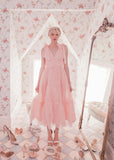 Jeanne Midi Dress Pink Plus Sizes