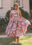 Kelly Summer Garden Party Midi Dress