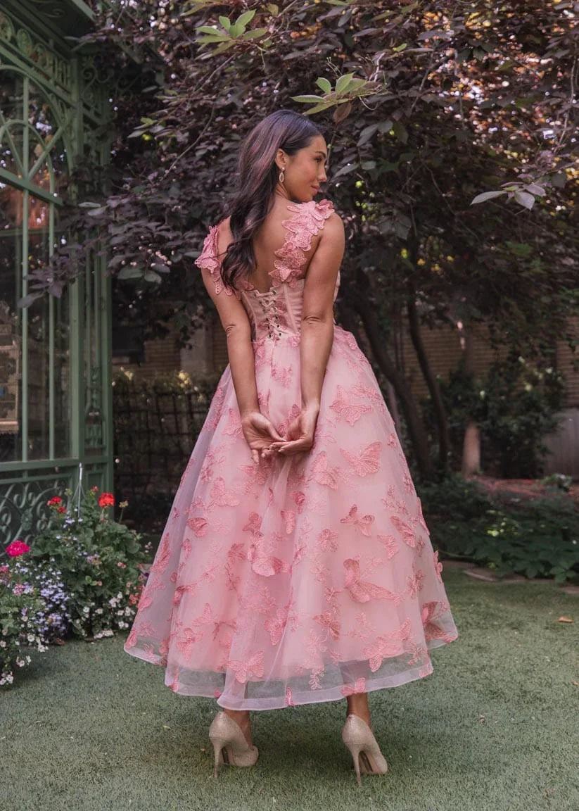 Mariposa Pink Bridal Party Dress