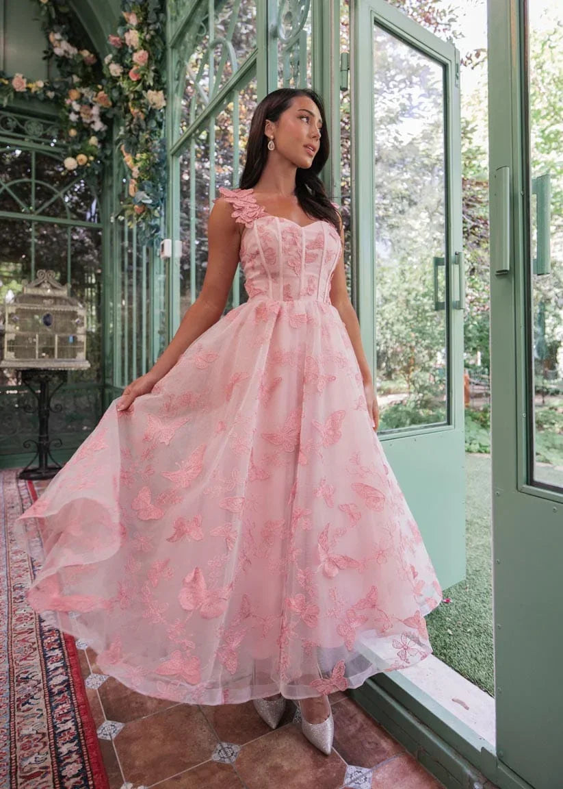 Mariposa Pink Bridal Party Dress