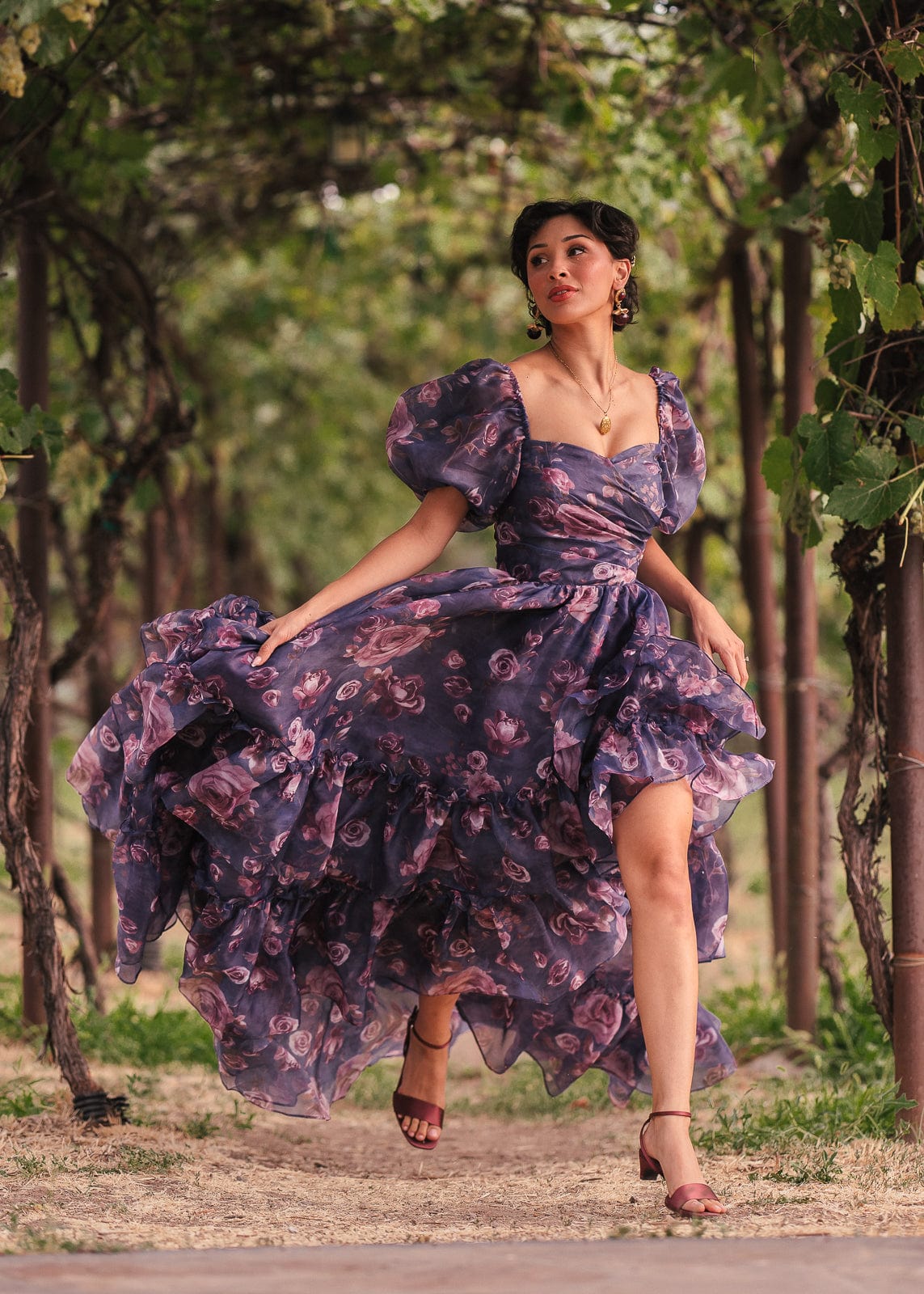 Saint Purple Summer Garden Wedding Party Dress