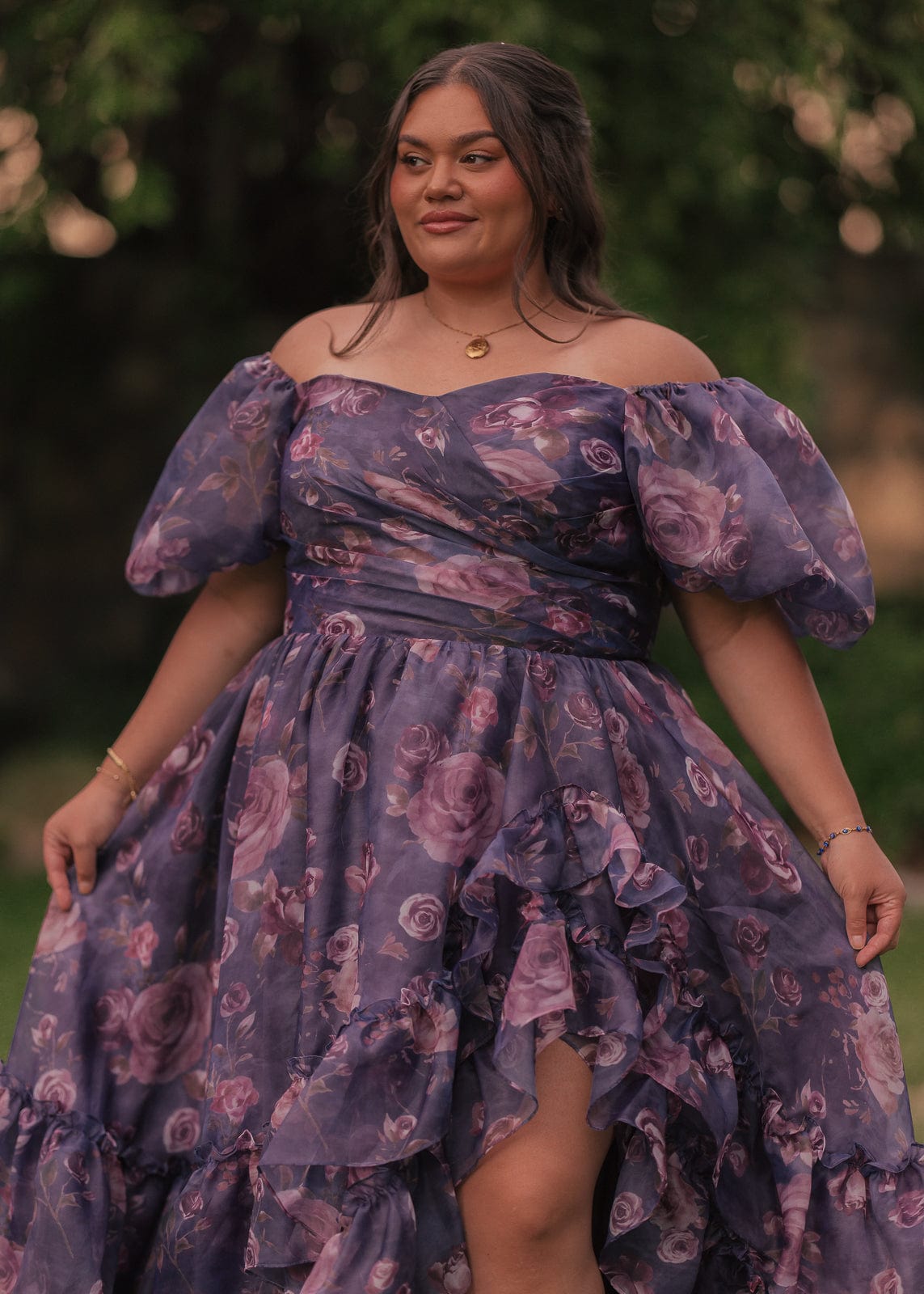 Saint Purple Summer Garden Wedding Party Dress