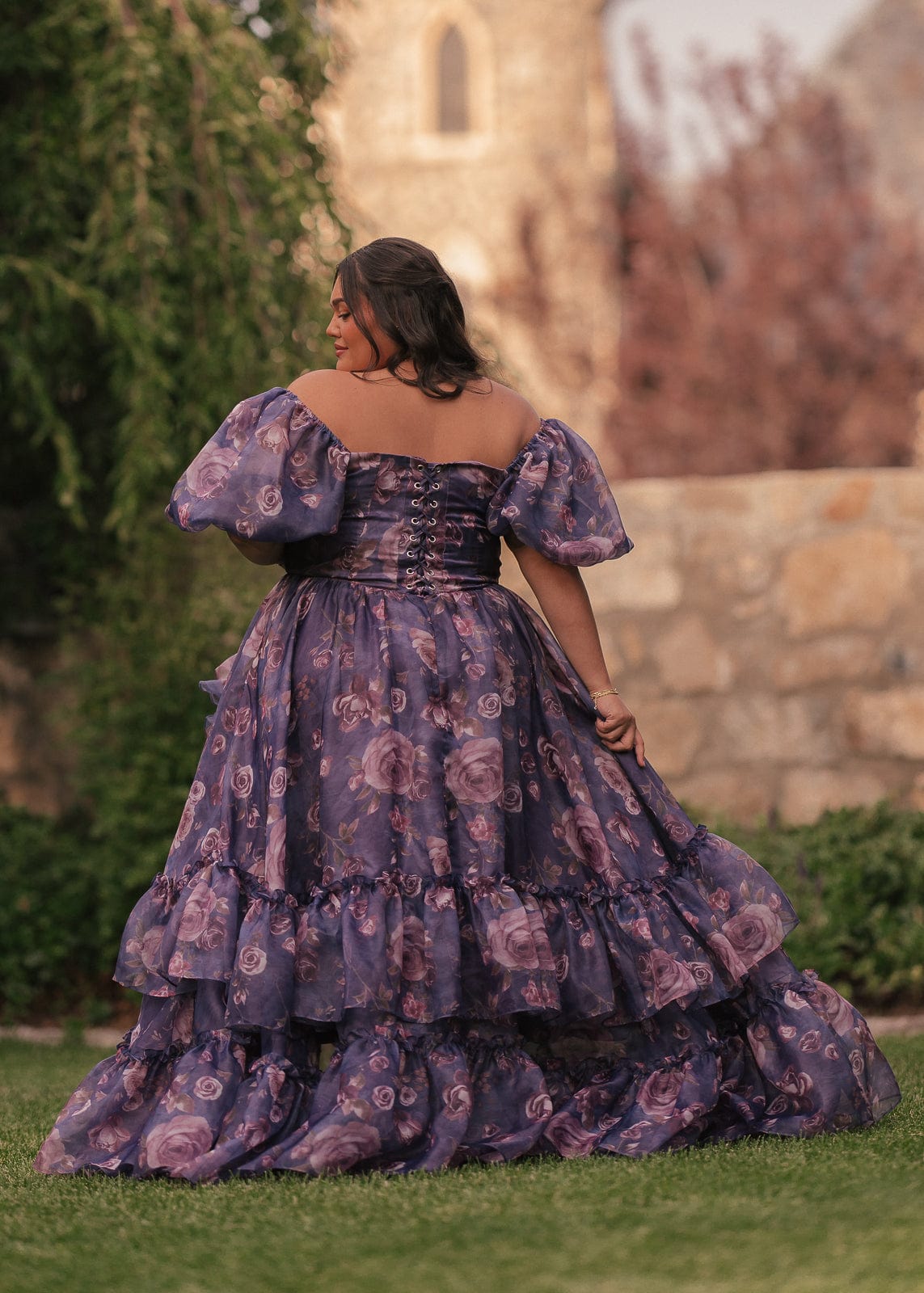 Saint Purple Summer Garden Wedding Party Dress