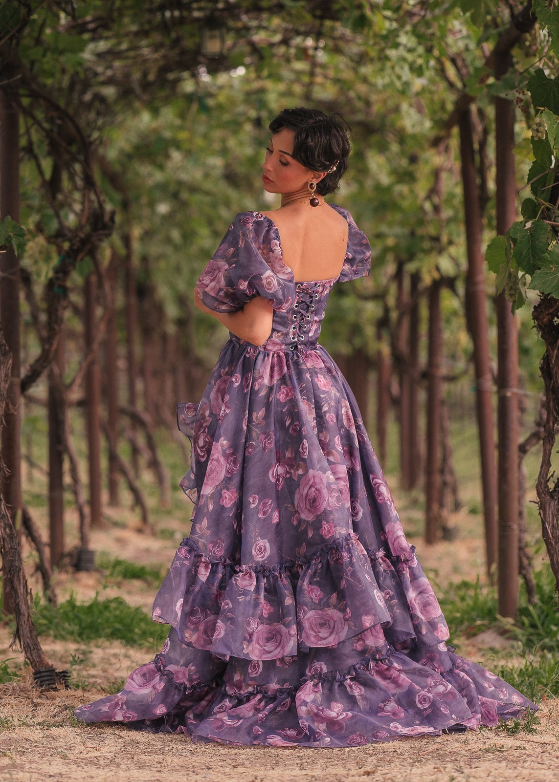 Saint Purple Summer Garden Wedding Party Dress