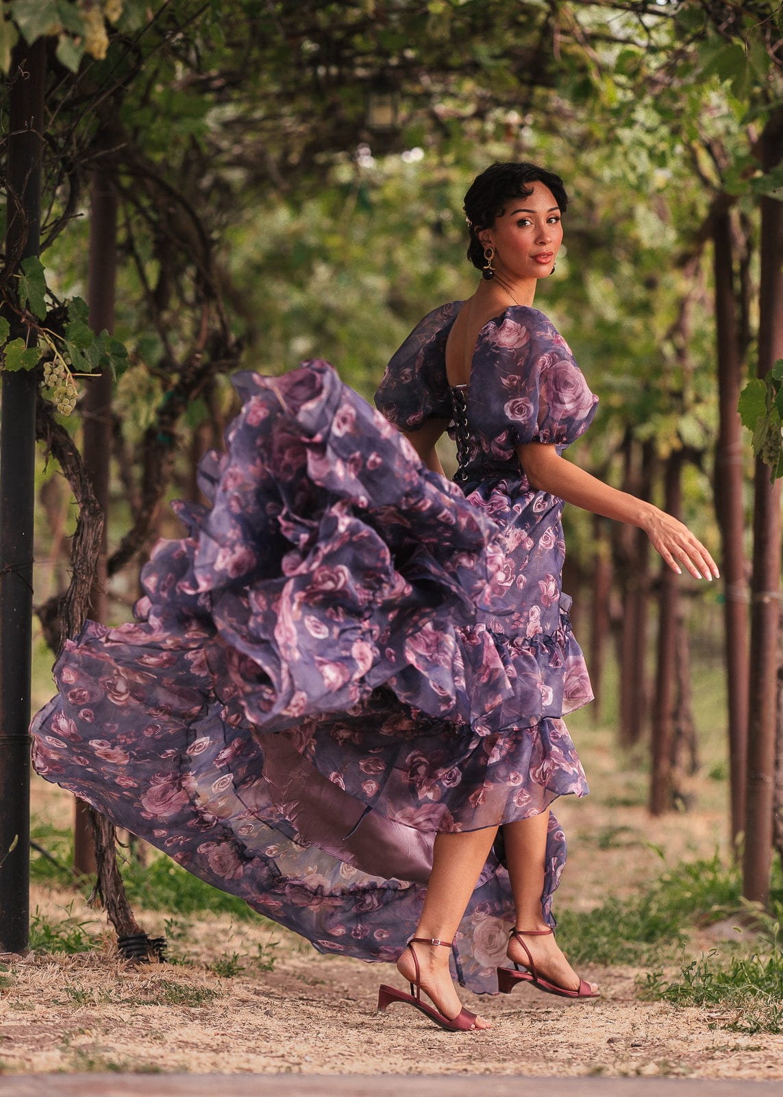 Saint Purple Summer Garden Wedding Party Dress
