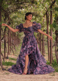 Saint Purple Summer Garden Wedding Party Dress