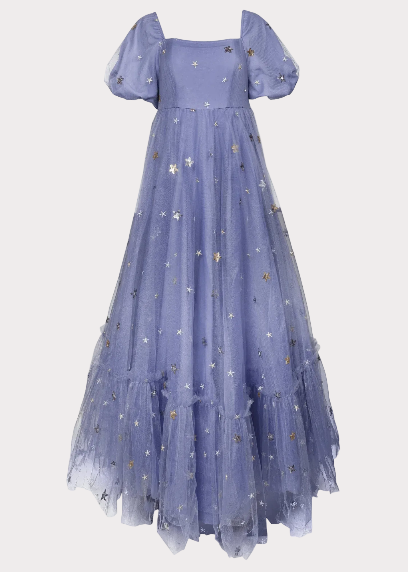Wendy Dress Blue Star Feminine Maxi Dress