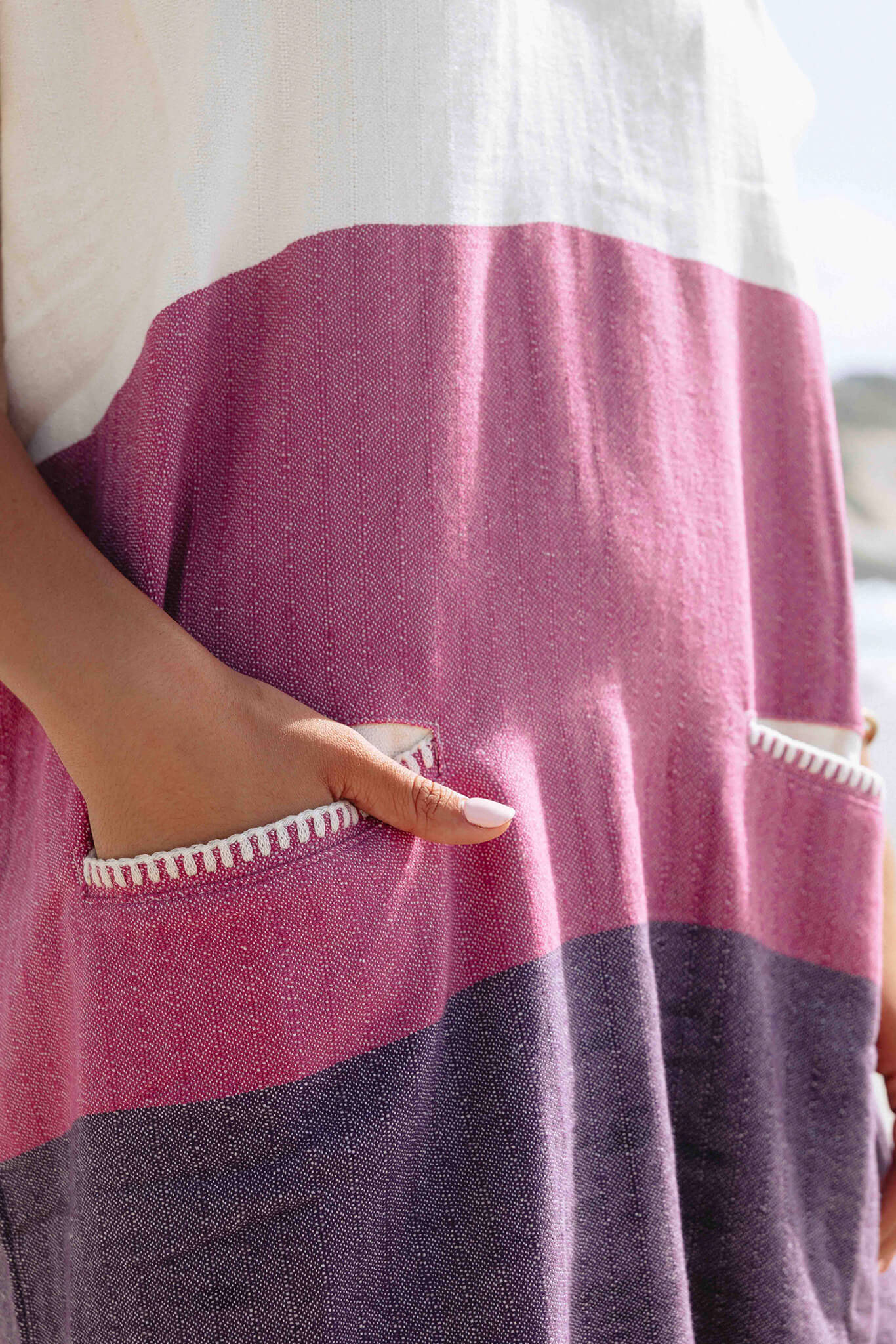 Multi Color Cover Up, Poncho