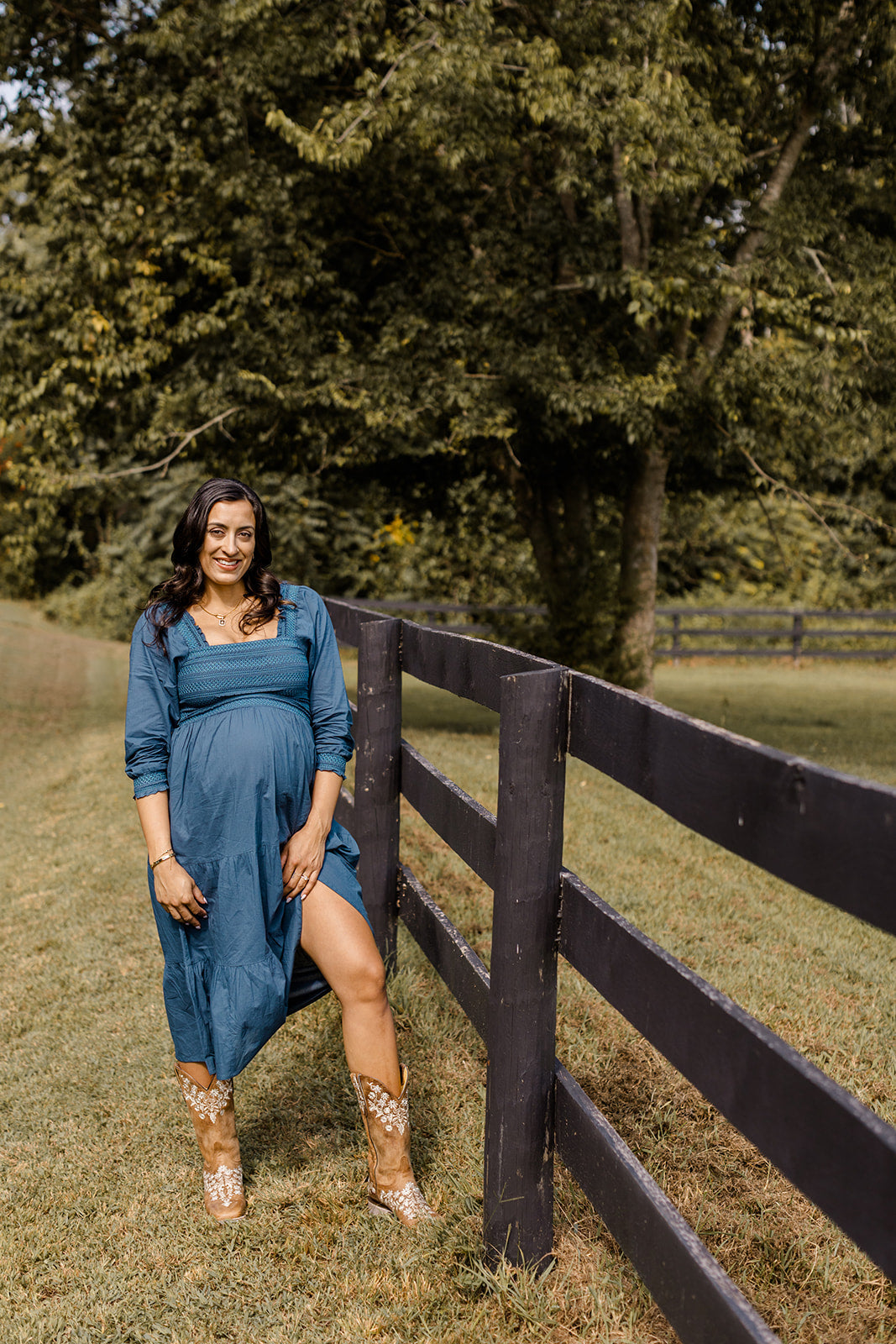 The Jenna Midi Dress in Teal Plus Size