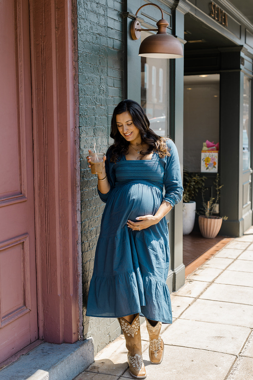 The Jenna Midi Dress in Teal Plus Size