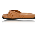 Sadie Camel Soft Nappa Sandal