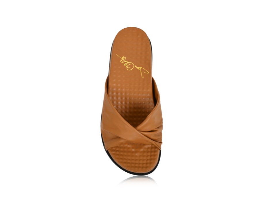 Sadie Camel Soft Nappa Sandal