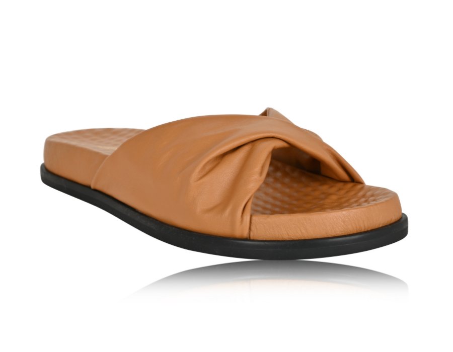Sadie Camel Soft Nappa Sandal