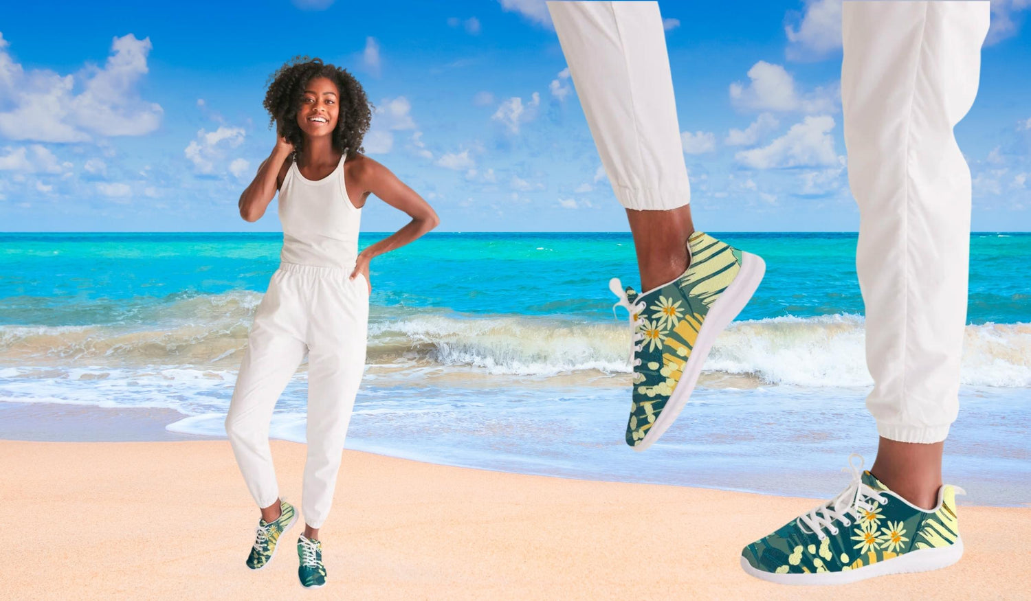 Women's Tropical Print Resort & Beach Shoes & Sandals